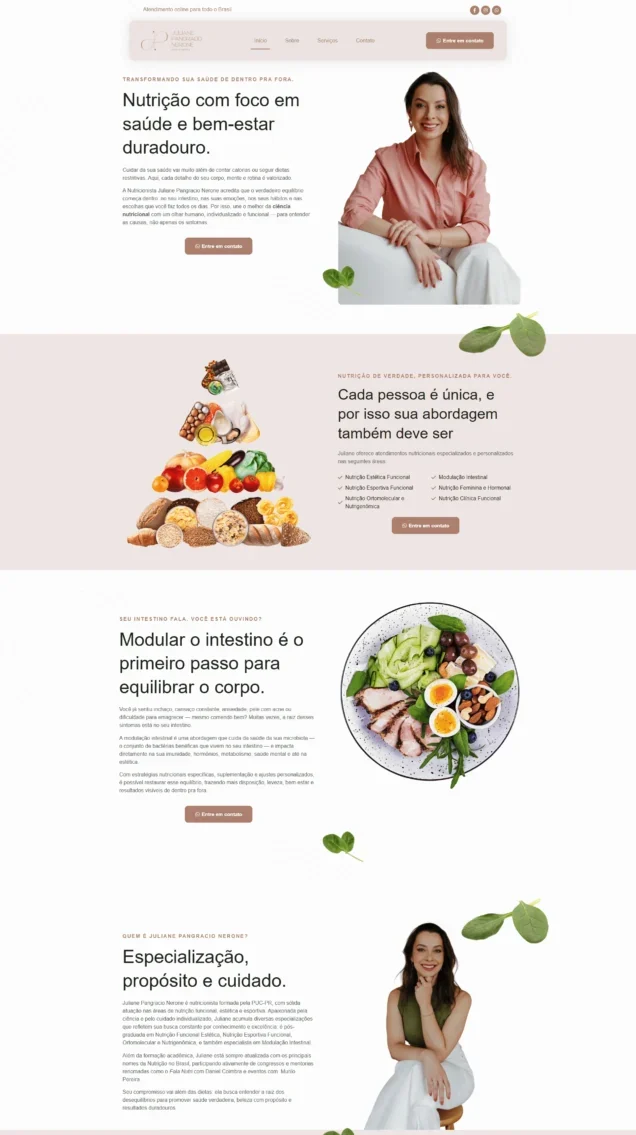 Dra. Juliana Nerone - Landingpage - Site desenvolvido por Reis Web Designer